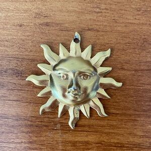 Radiant Gold Sunburst Pendant